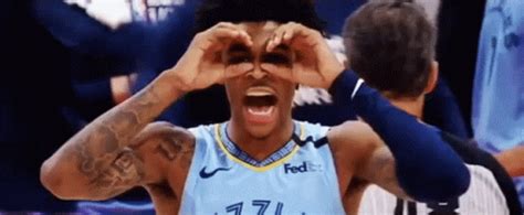 Ja morant dunk gif - Ja Morant did it all for the Memphis Grizzlies on Tuesday night, including one incredible highlight-reel dunk that went viral. Morant’s Grizzlies were down by 13 in Game 5 of their playoff ...